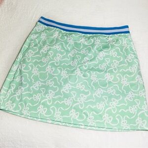 Polo Ralph Lauren Golf Women’s Green A-Line Mini Skirt Resort Wear Sz L